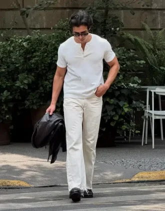 Straight Kesim Geniş Paça Kot Pantolon