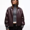 Suni Faux Leather Ceket – Ceketler ve Trençkotlar
