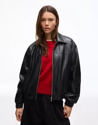 Suni Faux Leather Ceket – Ceketler ve Trençkotlar