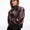 Suni Faux Leather Ceket – Ceketler ve Trençkotlar