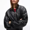 Suni Faux Leather Ceket – Ceketler ve Trençkotlar