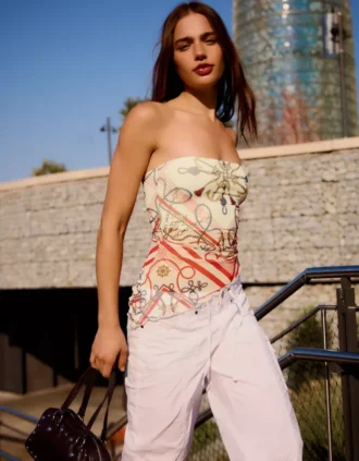 Tül Bandeau Üst