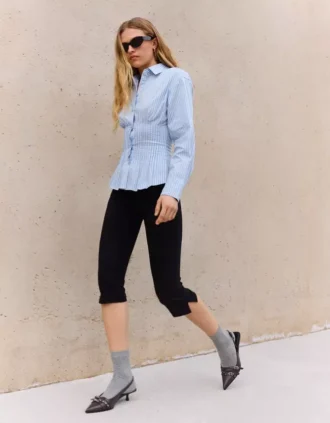 Tokalı Slingback Kitten Topuklu Ayakkabılar
