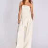 Wide Leg Düşük Bel Dartlı Kot Pantolon