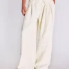 Wide Leg Düşük Bel Dartlı Kot Pantolon