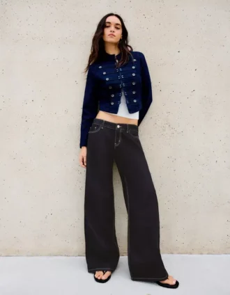Wide Leg Düşük Bel Kot Pantolonlar