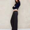 Wide Leg Düşük Bel Kot Pantolonlar