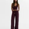 Wide Leg Elastik Belli Pantolonlar