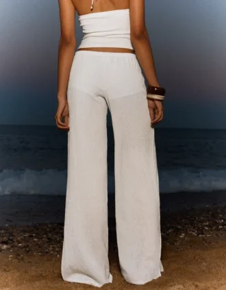 Wide Leg Elastik Belli Pantolonlar