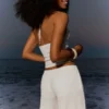 Wide Leg Elastik Belli Pantolonlar