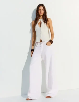 Wide Leg Kot Pantolonlar – Pantolonlar