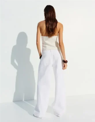 Wide Leg Kot Pantolonlar – Pantolonlar