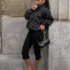 Yanları Yırtmaçlı Kapri Pantolonlar – #Bershkastyle – Kadın