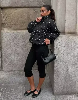 Yanları Yırtmaçlı Kapri Pantolonlar – #Bershkastyle – Kadın