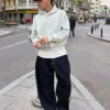 Yıkanmış Boxy Fit Kapüşonlu Sweatshirt – Sweatshirtler ve Kapüşonlular – Erkek