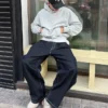 Yıkanmış Boxy Fit Kapüşonlu Sweatshirt – Sweatshirtler ve Kapüşonlular – Erkek