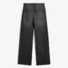 Yüksek Bel Straight Wide Leg Kot Pantolon – Pantolonlar
