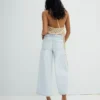 Yüksek Bel Wide Leg Kot Pantolon