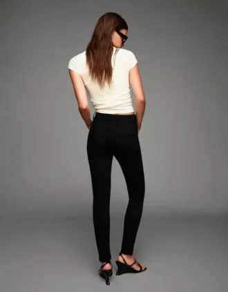 Yüksek Bel Yumuşak Skinny Kot Pantolonlar – Pantolonlar