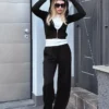 Yumuşak Fermuarlı Modal Karışımlı Kapüşonlu Sweatshirt