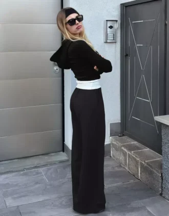 Yumuşak Fermuarlı Modal Karışımlı Kapüşonlu Sweatshirt