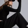 Yumuşak Fermuarlı Modal Karışımlı Kapüşonlu Sweatshirt – Sweatshirtler ve Kapüşonlular