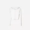 Yumuşak Fermuarlı Modal Karışımlı Kapüşonlu Sweatshirt – Sweatshirtler ve Kapüşonlular