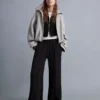 Yumuşak Wide Leg Pantolon – Pantolon – Kadın