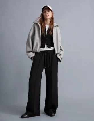 Yumuşak Wide Leg Pantolon – Pantolon – Kadın
