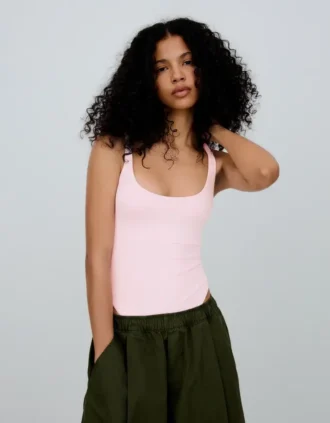 Yuvarlak Yaka Tank Bodysuit