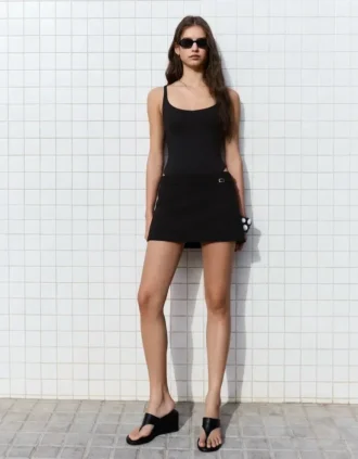 Yuvarlak Yaka Tank Bodysuit