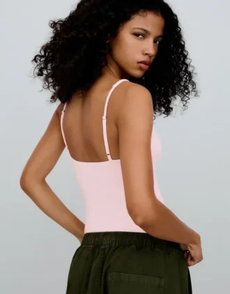 Yuvarlak Yaka Tank Bodysuit